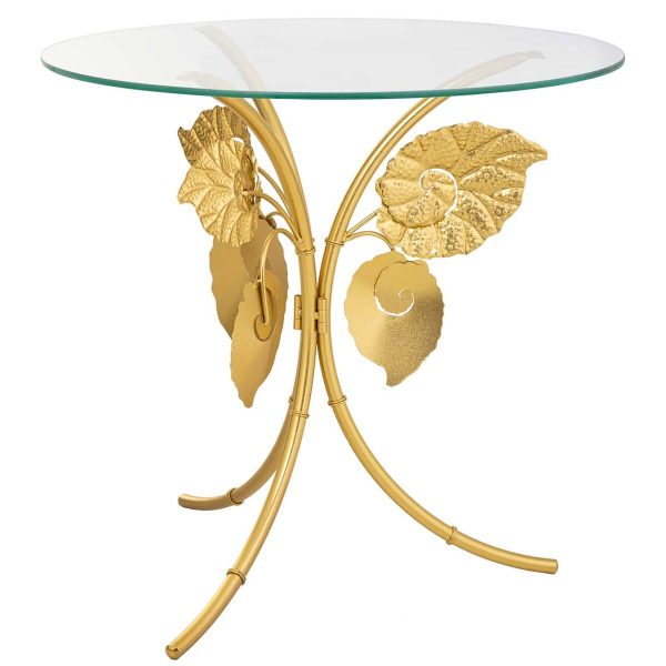 Corner table Alexandra House Living Gold 70 x 70 x 70 cm Cheap