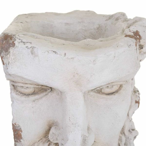 Planter Alexandra House Living Classic White Magnesium 27 x 40 x 35 cm Online Sale