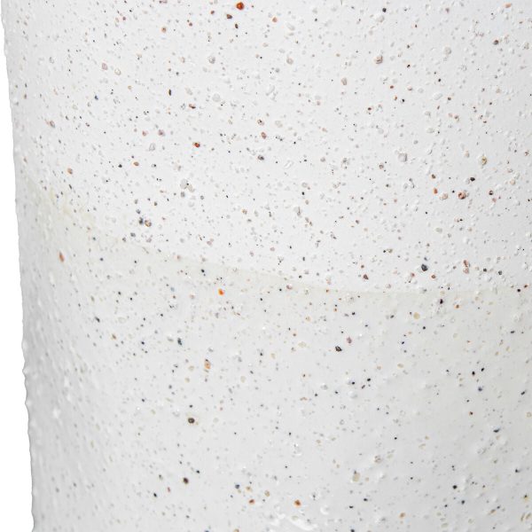 Vase Alexandra House Living White Ceramic 19 x 50 cm Hot on Sale