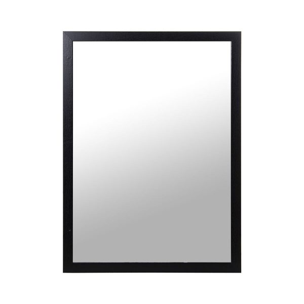 Wall mirror Alexandra House Living Black Rectangular Discount