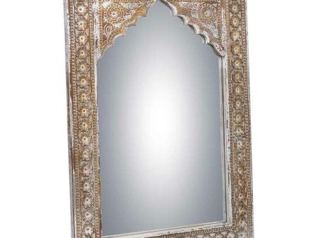 Wall mirror Alexandra House Living White Grey 4 x 90 x 60 cm Rectangular Online