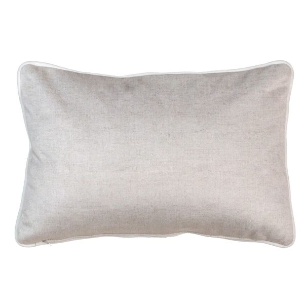 Cushion Beige 45 x 30 cm For Discount