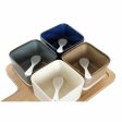 Appetizer Set DKD Home Decor 27 x 20 x 1,3 cm Porcelain Beige Blue Brown Green Modern Supply