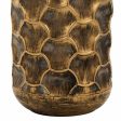 Vase Alexandra House Living Gold Iron 23 x 57 x 23 cm Online Hot Sale