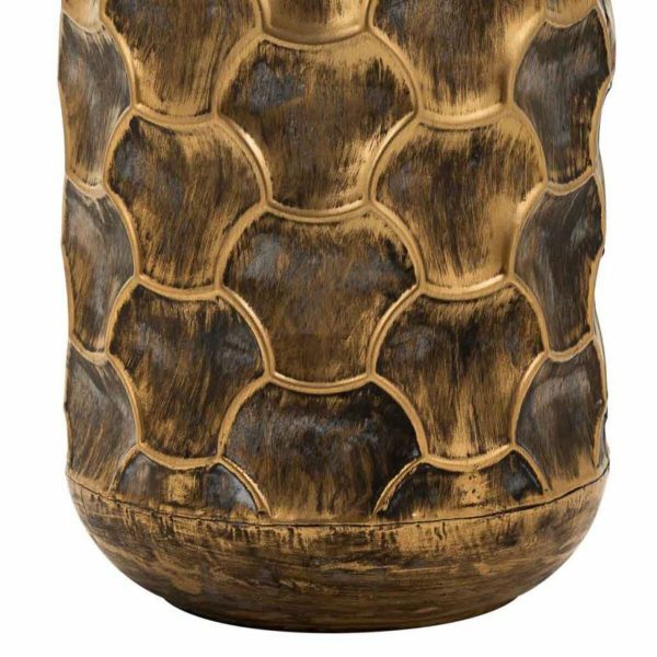 Vase Alexandra House Living Gold Iron 23 x 57 x 23 cm Online Hot Sale