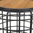 Centre Table Alexandra House Living Brown Black Grey Iron Fir wood 44 x 45 x 44 cm Online Sale