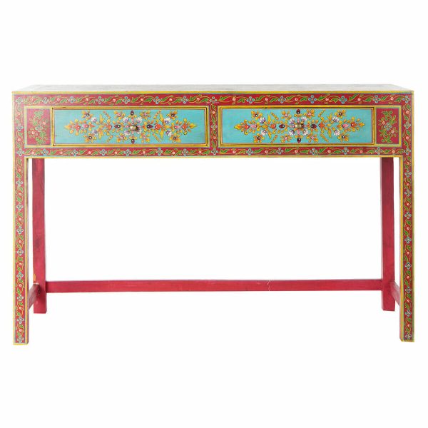 Console DKD Home Decor Multicolour Acrylic Wood Mango wood Mirror 117 x 40 x 76 cm Online Sale