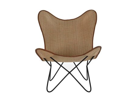 Chair DKD Home Decor Metal Rattan (74 x 78 x 92 cm) Discount