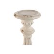 Candleholder Home ESPRIT White Resin 25 x 23 x 61 cm For Discount