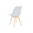 Chair DKD Home Decor 48 x 56 x 83 cm Foam Beige Blue Beech Supply