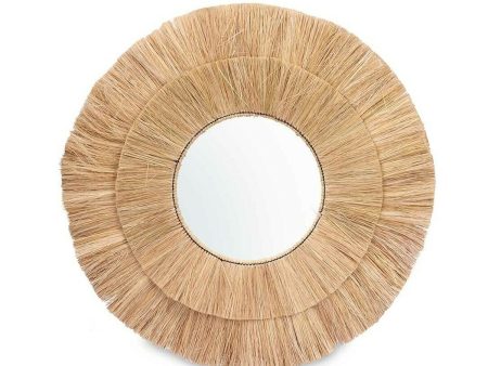 Wall mirror RI-6061 Brown 110 x 110 x 3 cm Circle Online