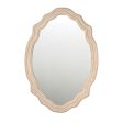 Wall mirror Romimex Beige Wood 61 x 86 x 3 cm Fashion