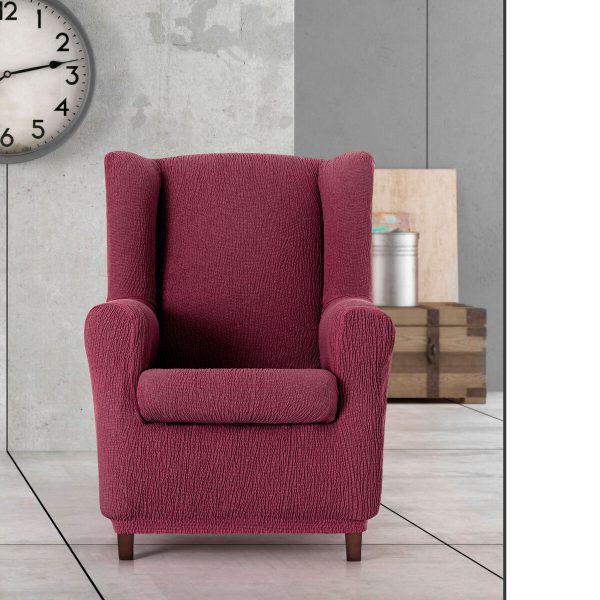 Armchair slipcovers Eysa TROYA Burgundy 80 x 100 x 90 cm For Discount