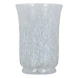 Vase Crystal White 15 x 15 x 22 cm on Sale