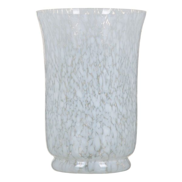 Vase Crystal White 15 x 15 x 22 cm on Sale