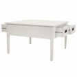 Centre Table Alexandra House Living White Pinewood MDF Wood 80 x 50 x 80 cm Fashion