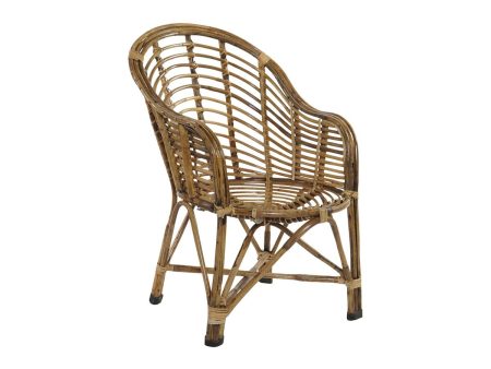 Armchair DKD Home Decor Natural wicker 56 x 50 x 83 cm 56 x 56 x 83 cm Supply