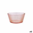 Bowl Quid Sunset Coral Plastic 15 cm (12 Units) on Sale