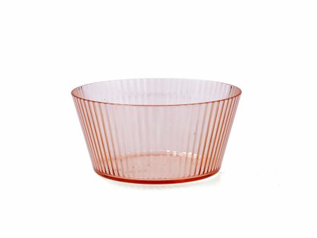 Bowl Quid Sunset Coral Plastic 15 cm (12 Units) on Sale