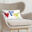 Cushion cover Decolores Volant Multicolour 30 x 50 cm For Cheap