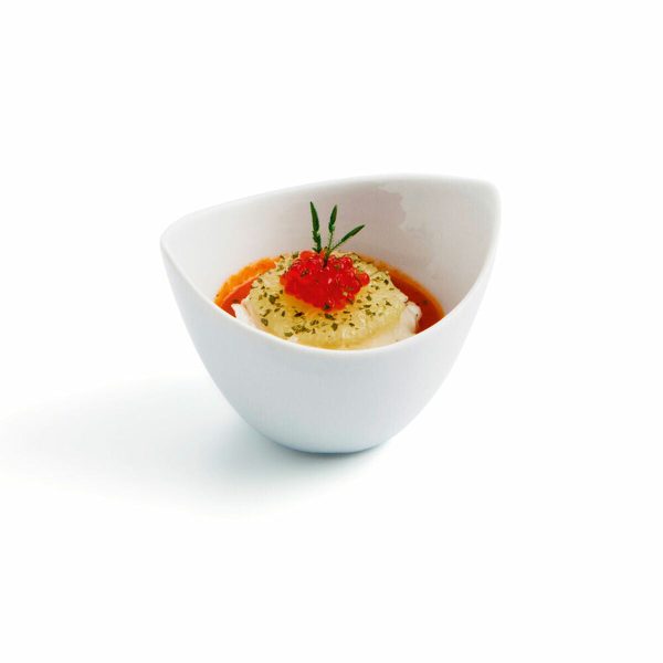 Bowl Quid Gastro Fun Aperitif White Ceramic 9 x 6 cm (12 Units) Supply