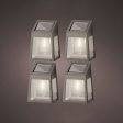 Wall Light Lumineo 898174 Solar LED Light 4 Units 5 Lm Hot on Sale