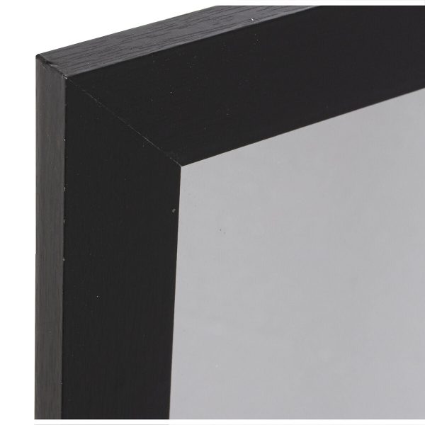 Wall mirror Alexandra House Living Black Rectangular Discount