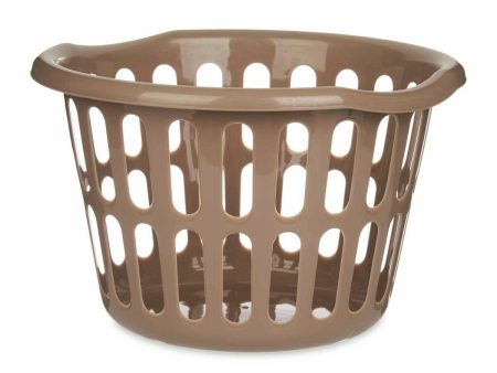 Basket Taupe polypropylene 27 L 40 x 25 x 40 cm (18 Units) Fashion