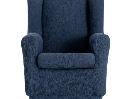 Armchair slipcovers Eysa TROYA Blue 80 x 100 x 90 cm Cheap