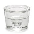 Candleholder Transparent Glass 6 x 4,3 x 6 cm (12 Units) Fashion