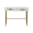 Console DKD Home Decor White Multicolour Golden Metal Iron Mango wood 30 x 40 cm 90 x 45 x 74 cm Supply