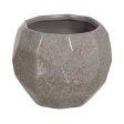 Planter Grey Ceramic 25 x 25 x 20 cm Online Sale