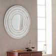 Wall mirror Alexandra House Living White 2 x 40 x 80 cm Circle For Sale