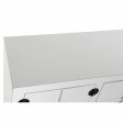 Console DKD Home Decor White Silver Fir MDF Wood (63 x 26 x 83 cm) Sale