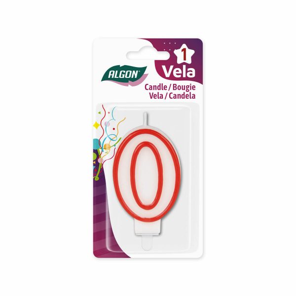 Candle Set Algon Red (36 Units) For Discount