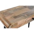 Console Home ESPRIT Brown Black Iron Mango wood 90 x 35 x 75 cm For Discount