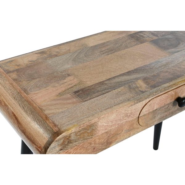 Console Home ESPRIT Brown Black Iron Mango wood 90 x 35 x 75 cm For Discount