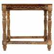 Centre Table Alexandra House Living Multicolour Mango wood 33 x 46 x 48 cm Fashion