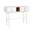 Console Home ESPRIT Yellow White MDF Wood 120 x 35 x 90 cm Discount