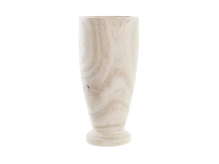 Vase DKD Home Decor Brown Natural 12 x 12 x 25 cm on Sale