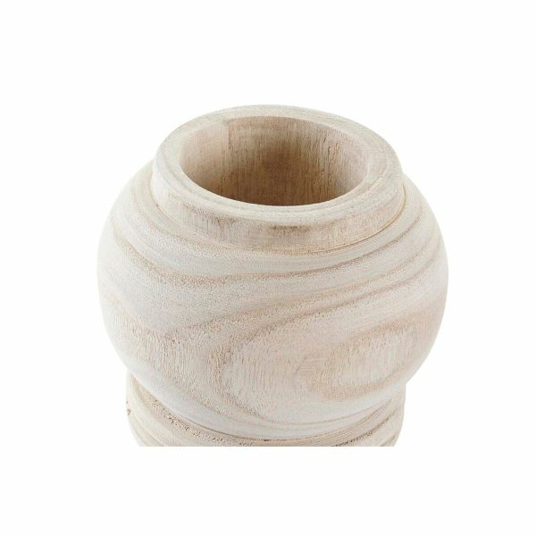 Vase DKD Home Decor Brown Natural 12 x 12 x 26 cm For Discount