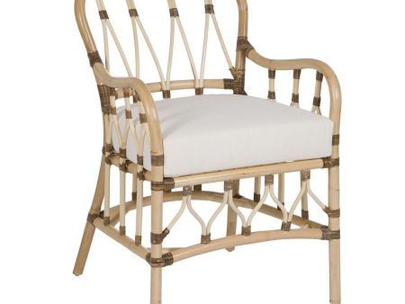 Armchair Natural Rattan 58 x 62 x 85 cm Fashion