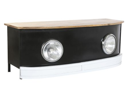 Centre Table DKD Home Decor Black Iron Mango wood 120 x 45 x 45 cm Cheap