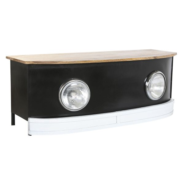 Centre Table DKD Home Decor Black Iron Mango wood 120 x 45 x 45 cm Cheap