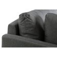 Chaise Longue Sofa DKD Home Decor Grey Metal Modern 276 x 152,5 x 84 cm For Discount