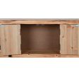 Console Home ESPRIT Black Fir MDF Wood 96 x 24 x 79 cm Hot on Sale