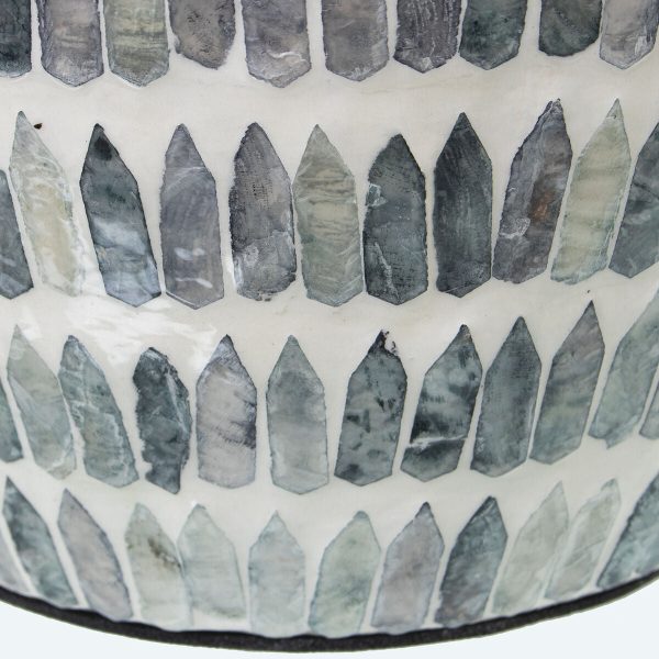 Vase Alexandra House Living Mother of pearl 25 x 25 x 32 cm on Sale