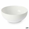 Bowl White Opaline glass 18 x 7 x 18 cm (24 Units) Hot on Sale