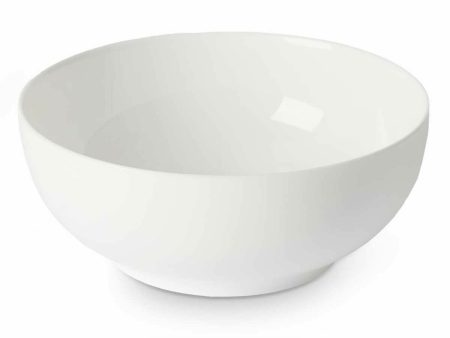 Bowl White Opaline glass 18 x 7 x 18 cm (24 Units) Hot on Sale