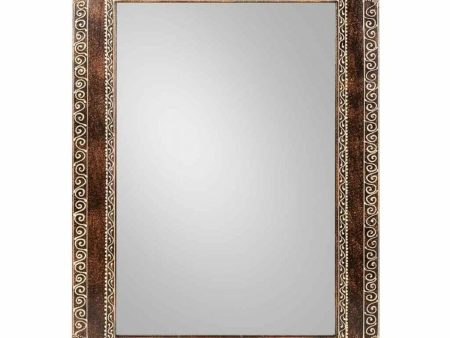 Wall mirror Alexandra House Living 1 x 57 x 42 cm Rectangular Sale